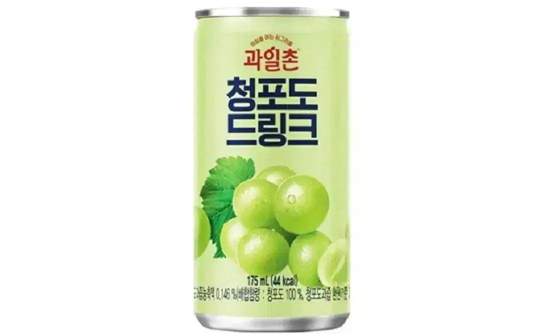 [무료배송] 과일촌 청포도 드링크 175ml 90캔